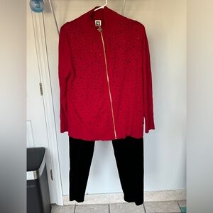 Business casual Anne Klein sweater pants set